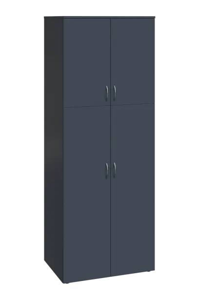 ENP 6 - 84D kancelářská skříň, 4-dveřová, 2150x800x400, antracit