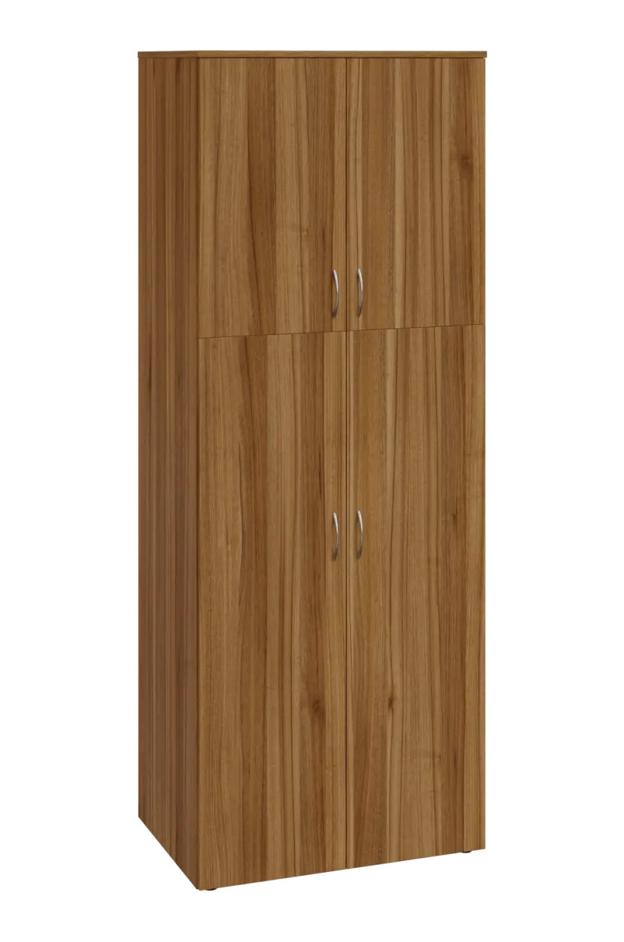 ENP 6 - 84D kancelářská skříň, 4-dveřová, 2150x800x400, ořech světlý