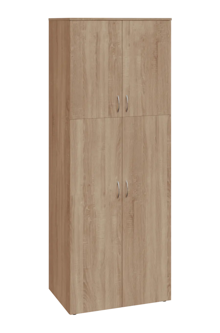 ENP 6 - 84D kancelářská skříň, 4-dveřová, 2150x800x400, dub bardolino