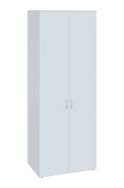 ESRP 6 - 81 šatní skříň, 2-dveřová, výsuvné ramínko, 2150x800x400, bílá