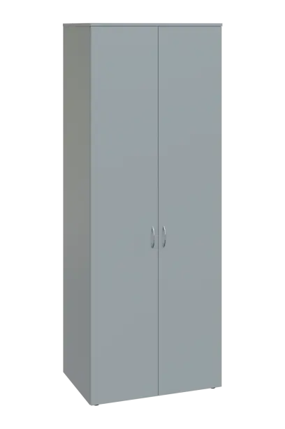 ESRP 6 - 81 šatní skříň, 2-dveřová, výsuvné ramínko, 2150x800x400, šedá