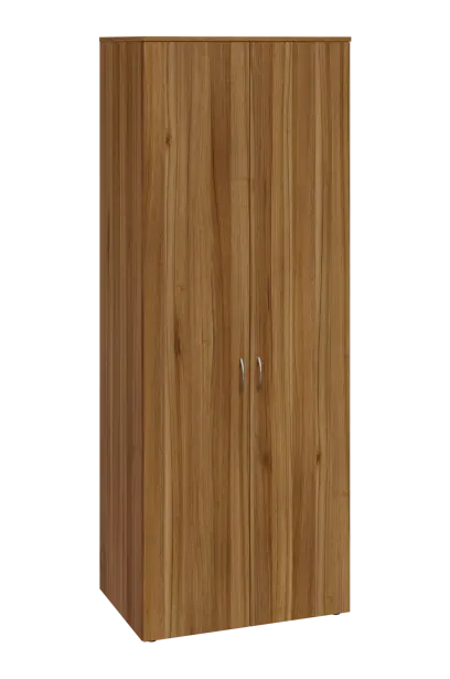 ESRP 6 - 81 šatní skříň, 2-dveřová, výsuvné ramínko, 2150x800x400, ořech světlý