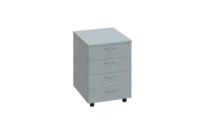 EKP - 01 kontejner pojízdný, bez zámku, 600x430x560, šedá