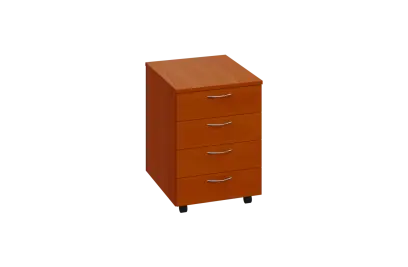 EKP - 01 kontejner pojízdný, bez zámku, 600x430x560, třešeň šumavská