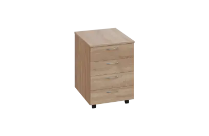 EKP - 01 kontejner pojízdný, bez zámku, 600x430x560, dub bardolino