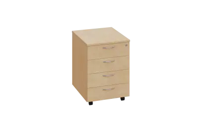 EKCP - 04 kontejner pojízdný, centrální zámek, 600x430x560, bříza irská