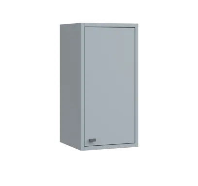 QH - 3D skříňka horní, pravá lamino - šedá