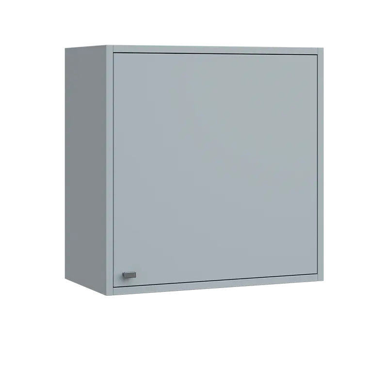 QH - 6D skříňka široká, horní, pravá lamino - šedá