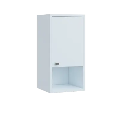 QH - 3ND skříňka horní, pravá lamino - bílá