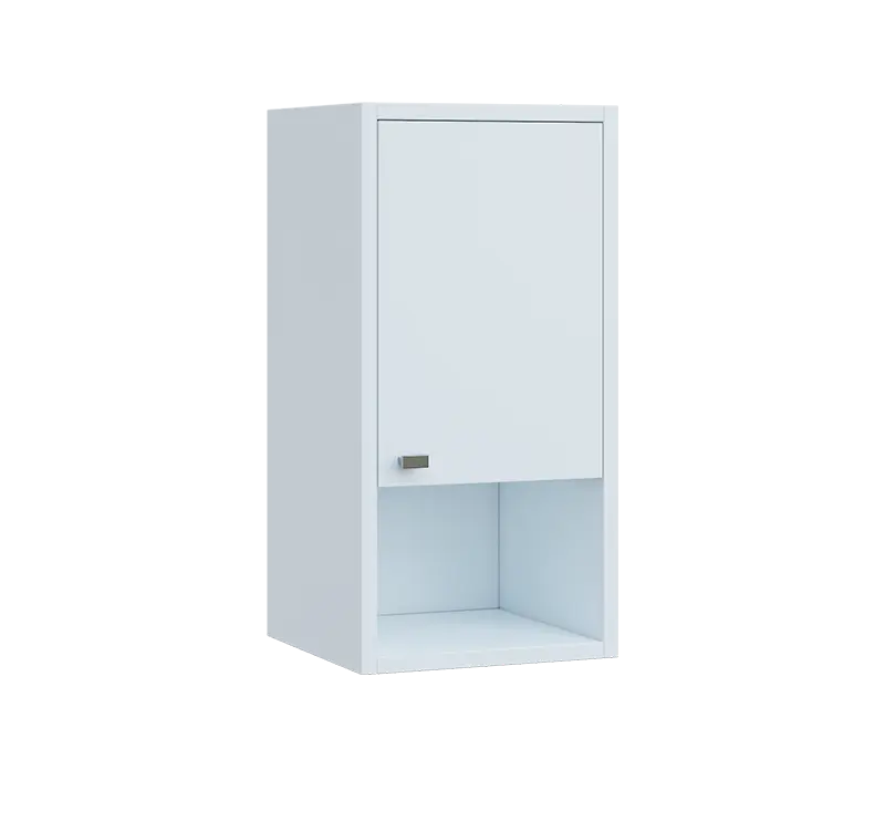 QH - 3ND skříňka horní, pravá lamino - bílá