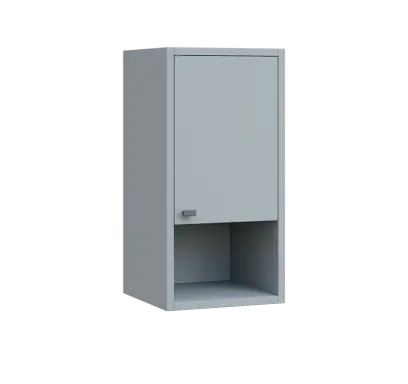 QH - 3ND skříňka horní, pravá lamino - šedá