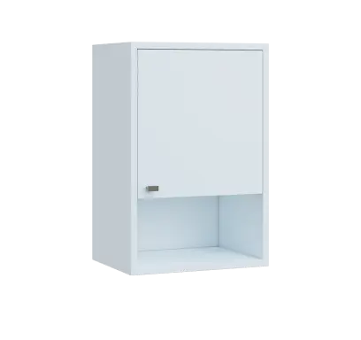 QH - 4ND skříňka horní, pravá lamino - bílá