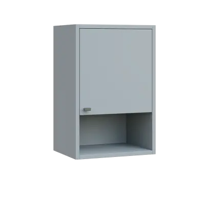 QH - 4ND skříňka horní, pravá lamino - šedá