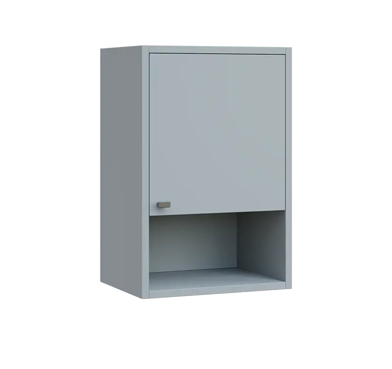 QH - 4ND skříňka horní, pravá lamino - šedá