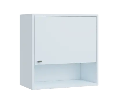 QH - 6ND skříňka horní, pravá lamino - bílá