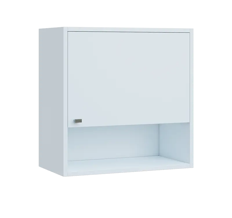 QH - 6ND skříňka horní, pravá lamino - bílá