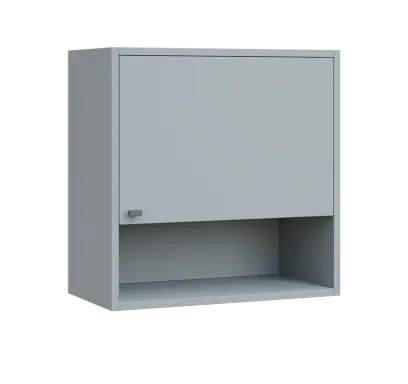 QH - 6ND skříňka horní, pravá lamino - šedá