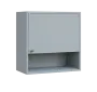 QH - 6ND skříňka horní, pravá lamino - šedá