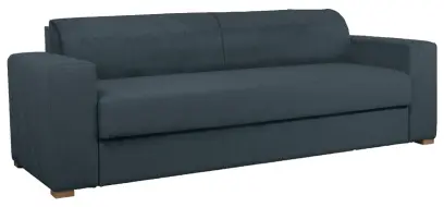 MALAGA rozložitelná pohovka, lamely HR, látka BEST 20 - látka modrá