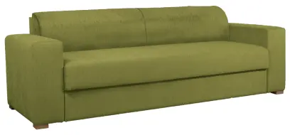 MALAGA rozložitelná pohovka, lamely HR, látka BEST 22 - látka kiwi