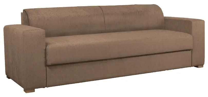 MALAGA rozložitelná pohovka, lamely HR, látka BORA B 24 - látka béžová