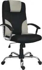 CAMERON křeslo kancelářské, černošedé