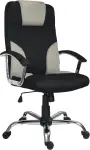 CAMERON křeslo kancelářské, černošedé