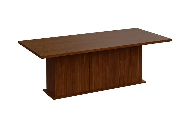 JDS 220 stůl jednací, obdélníková deska lamino - ořech královský