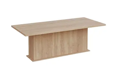 JDS 220 stůl jednací, obdélníková deska lamino - dub bardolino