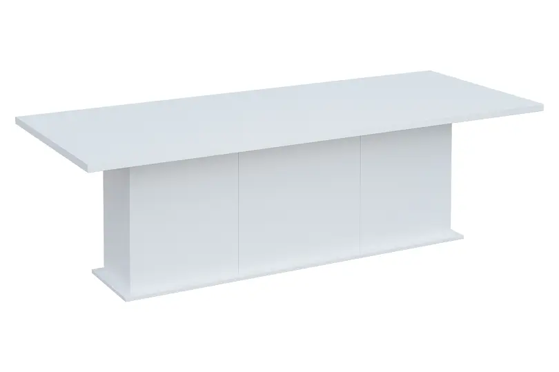 JDS 250 stůl jednací, obdélníková deska lamino - bílá