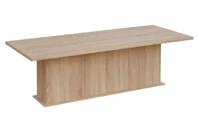 JDS 250 stůl jednací, obdélníková deska lamino - dub bardolino