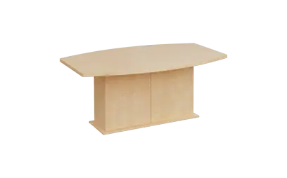 SJDS 180 stůl jednací, soudková deska lamino - bříza irská