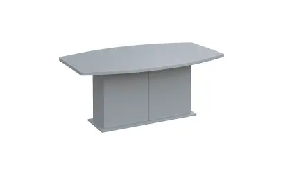 SJDS 180 stůl jednací, soudková deska lamino - šedá