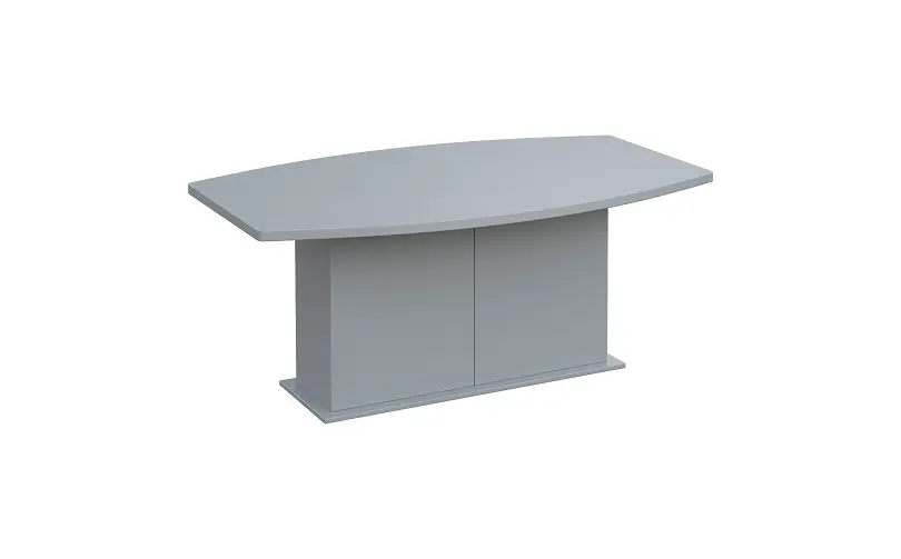 SJDS 180 stůl jednací, soudková deska lamino - šedá