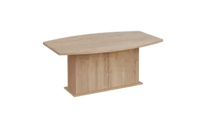 SJDS 180 stůl jednací, soudková deska lamino - dub bardolino