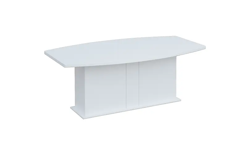 SJDS 200 stůl jednací, soudková deska lamino - bílá