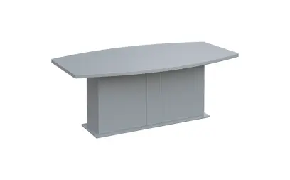 SJDS 200 stůl jednací, soudková deska lamino - šedá