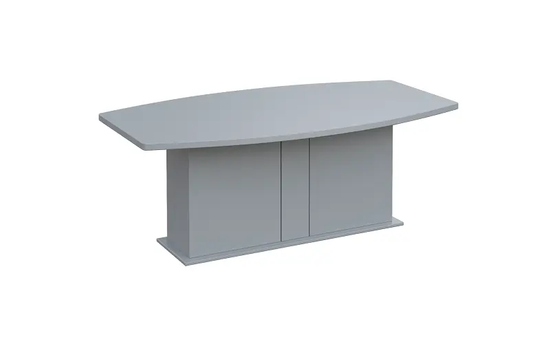 SJDS 200 stůl jednací, soudková deska lamino - šedá