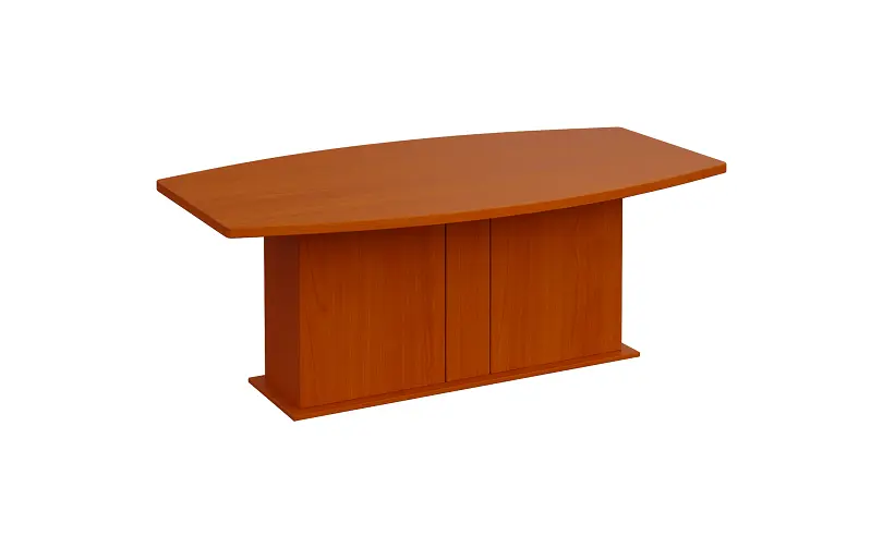 SJDS 200 stůl jednací, soudková deska lamino - třešeň šumavská