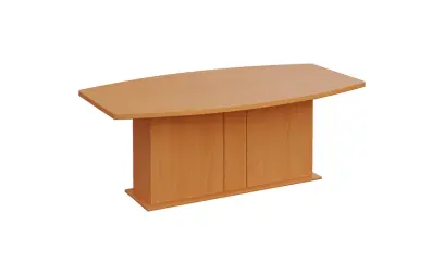 SJDS 200 stůl jednací, soudková deska lamino - buk Royal