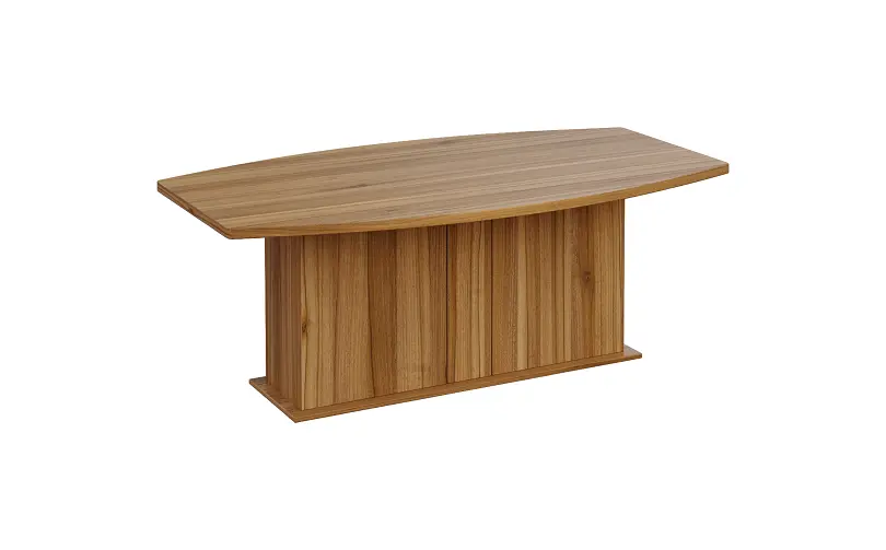 SJDS 200 stůl jednací, soudková deska lamino - ořech světlý