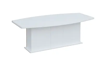 SJDS 220 stůl jednací, soudková deska lamino - bílá