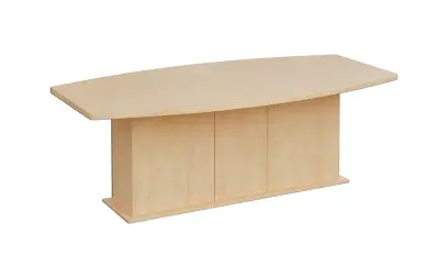 SJDS 220 stůl jednací, soudková deska lamino - bříza irská