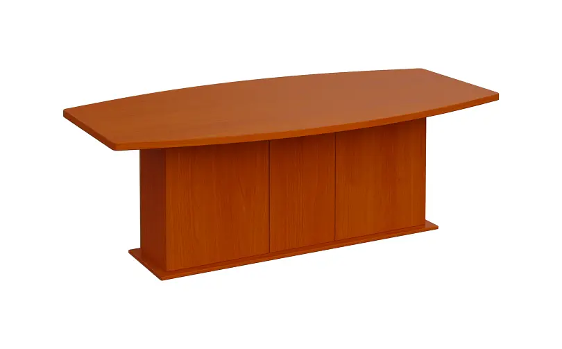 SJDS 220 stůl jednací, soudková deska lamino - třešeň šumavská