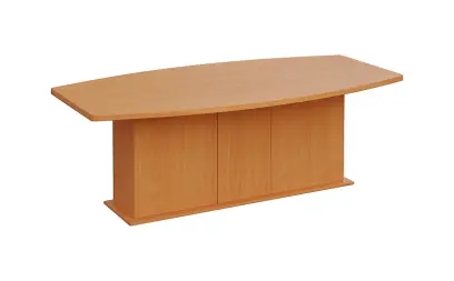 SJDS 220 stůl jednací, soudková deska lamino - buk Royal