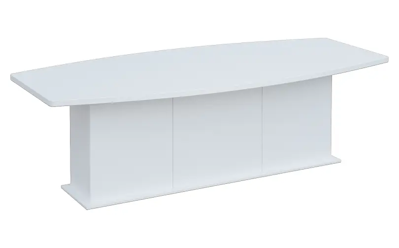 SJDS 250 stůl jednací, soudková deska lamino - bílá