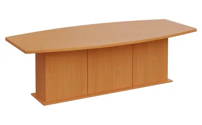 SJDS 250 stůl jednací, soudková deska lamino - buk Royal