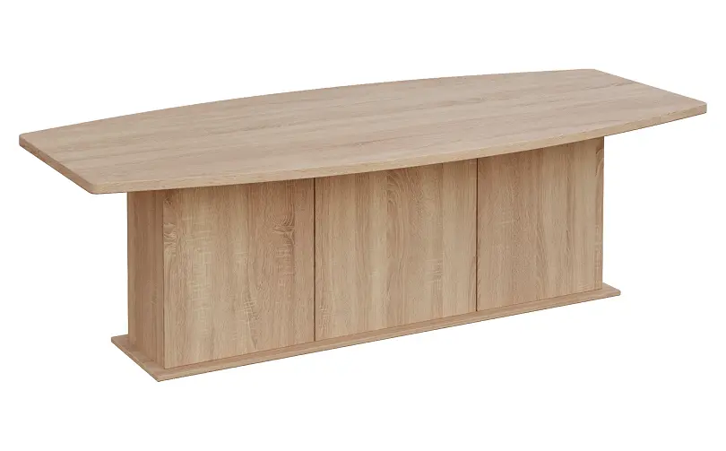 SJDS 250 stůl jednací, soudková deska lamino - dub bardolino