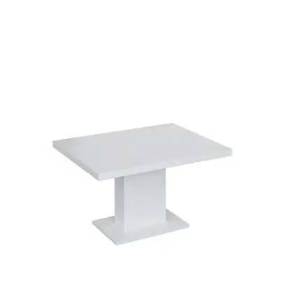 KOS 80 stůl konferenční, obdélníková deska lamino - bílá