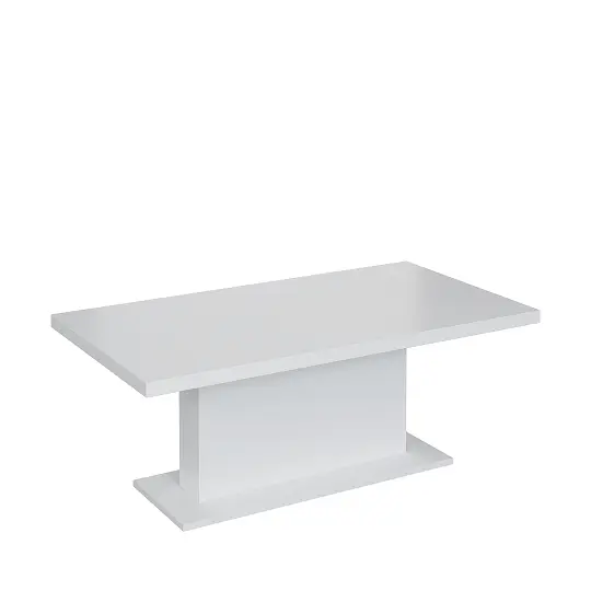 KOS 120 stůl konferenční, obdélníková deska lamino - bílá